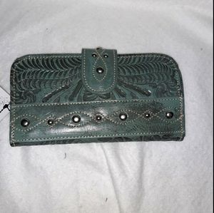 American West Tri-Fold Leather Wallet